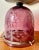Art Nouveau Early 19th Century Ruby Flashed and Engraved Bohemian Glass Lamp For Sale - Image 3 of 5