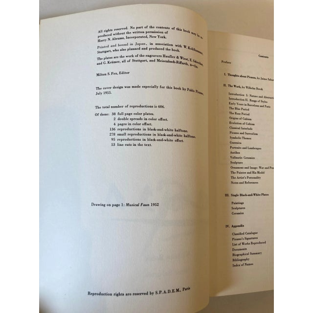 Picasso Paris by Boeck and Sabart Collectible Art Book First Edition, 1955 For Sale - Image 12 of 13