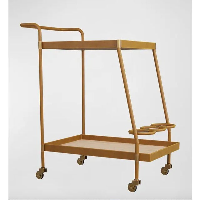 A statement piece from Arteriors, the Sanders Bar Cart blends timeless sophistication with exceptional functionality....