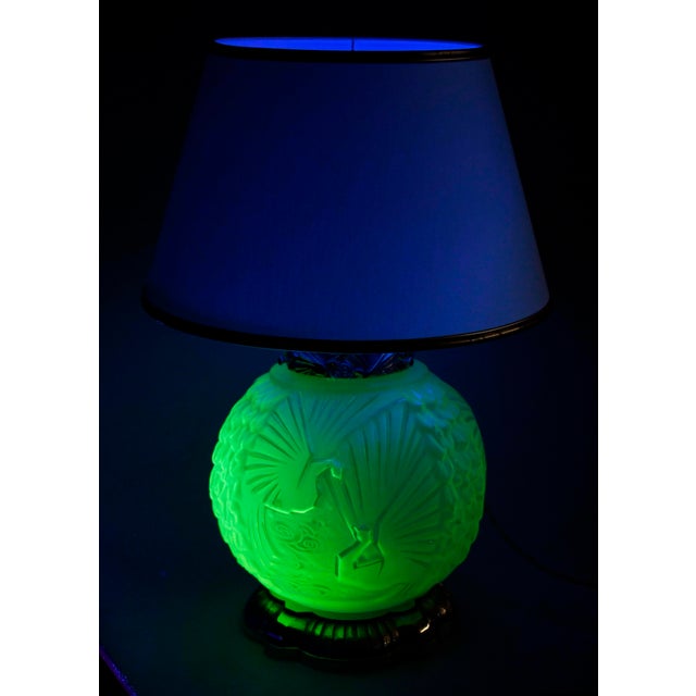 French Art Deco Table Lamp by Muller Freres - 1930 France For Sale - Image 13 of 14