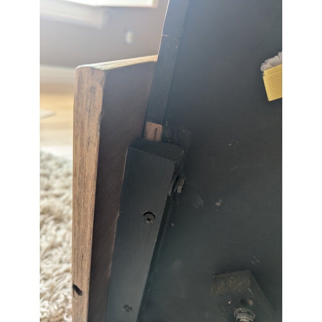 Vintage Postmodern Universal Furniture Oak Parquetry Eye Kidney Coffee Table For Sale - Image 12 of 13