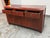 Asian Red Distressed Lacquered Sideboard, Vintage For Sale - Image 4 of 12