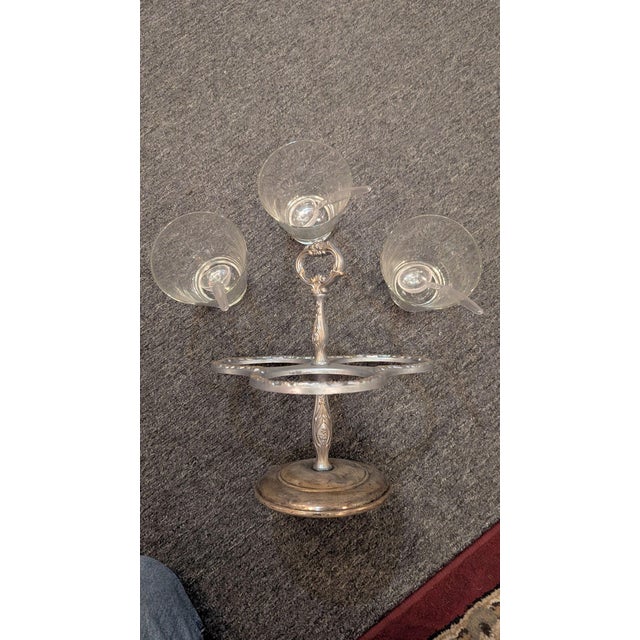 Mid-Century Modern 1950s Hollywood Regency Sauce Server For Sale - Image 3 of 6