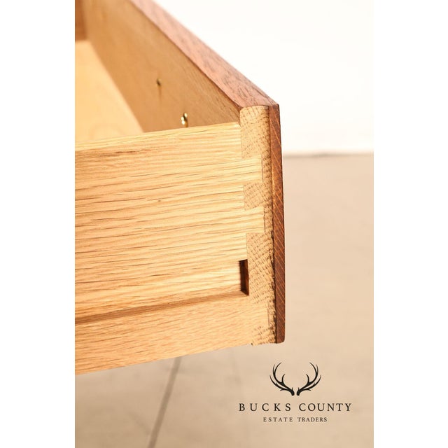 Stickley Syracuse Mission Collection Syracuse Oak Sideboard For Sale In Philadelphia - Image 6 of 18
