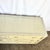 Boho Chic White Washed Wrapped Wicker Glass Top Dresser For Sale - Image 4 of 7
