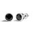 Elegant and timeless, these gorgeous .925 sterling silver solitaire stud earrings feature bold and beautiful heat treated,...