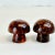 1970s Vintage Minimalism Italian Marble Mushroom Salt & Pepper Shakers - A Pair, Thanksgiving For Sale - Image 4 of 12