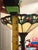 Dale Tiffany Inc Stained Glass Floor Lamp Antique Bronze Base Signed 67in For Sale - Image 9 of 9