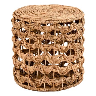Woven Water Hyacinth Stool For Sale