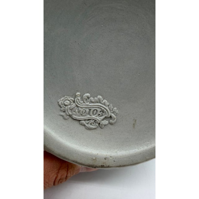 A Very Fine Antique English Victorian Grey Salt Glazed Stoneware Jug, by Mintons, Circa 1850's For Sale - Image 14 of 15