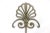 1970s Brass Wall Candle Sconces Peacock or Scroll Fan Shape a Pair For Sale - Image 10 of 12