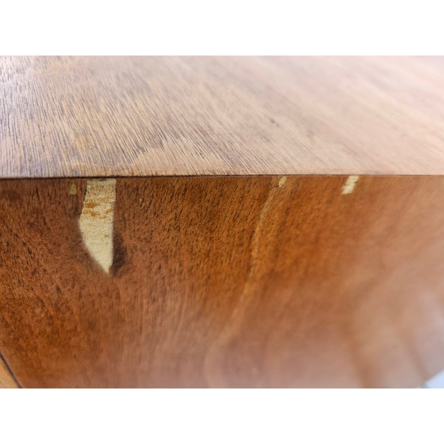Mid-Century Modern Walnut Robsjohn-Widdicomb Style Nightstands For Sale - Image 16 of 17