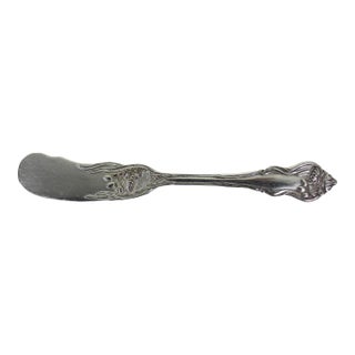 Vintage Silverplate Art Nouveau Butter Spreader Knife For Sale