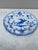 French Faience Blue & White Bird Plate Moustiers Style Moustiers style Martres Tolosane, circa 1900.