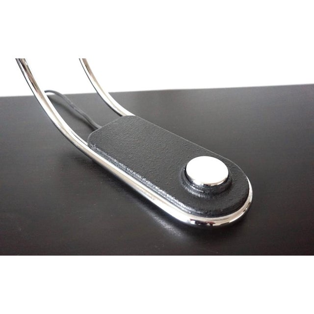 Silver Vintage Chrome Table Lamp by Egon Hillebrand for Hillebrand Lighting, 1970s For Sale - Image 8 of 18