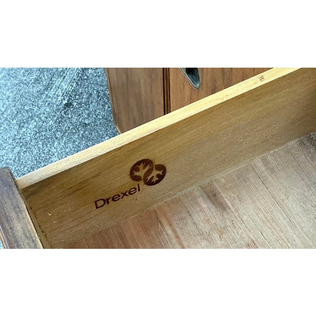Vintage Drexel Brass Pull Dresser For Sale In West Palm - Image 6 of 12