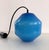 Glass Italian Murano Glass Pendant Light in Blue by Vistosi, 1970s For Sale - Image 7 of 13