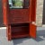 Late 20th Century Century Furniture Asian Ming Style Tall Red Lighted Dry Bar Cabinet For Sale - Image 5 of 12