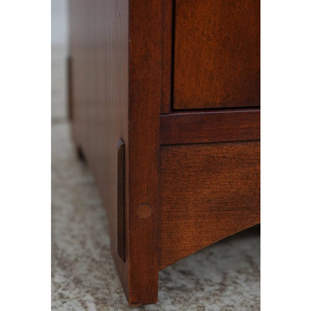 Stickley Mission Cherry Harvey Ellis Nightstand For Sale - Image 12 of 18