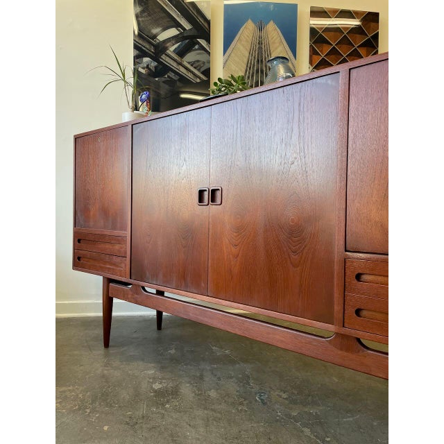 Danish Teak Sideboard by Ejvind A. Johansson, Attributed For Sale - Image 13 of 15