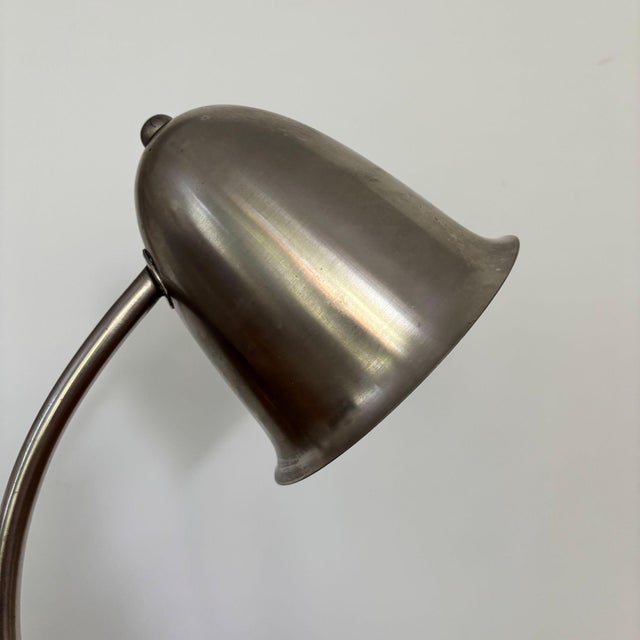 Metal Art Deco Desk Lamp by W.H. Gispen for Daalderop, 1920s For Sale - Image 7 of 11