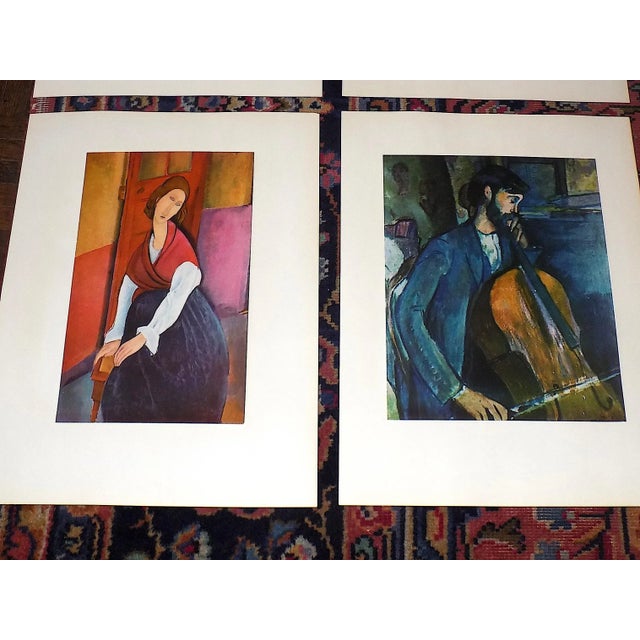 Vintage Amadeo Modigliani Modernist Folio Size Lithographs - Set of 12 For Sale In Cincinnati - Image 6 of 9
