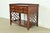 Baker Furniture Historic Charleston Chippendale Carved Mahogany Rolling Buffet Server or Bar Cart For Sale - Image 11 of 11