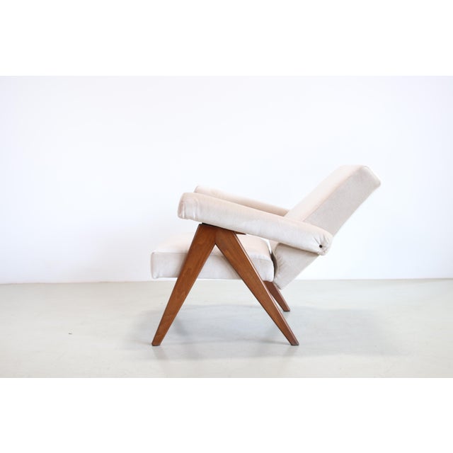 Italian Armchair in Mohair For Sale - Image 6 of 10