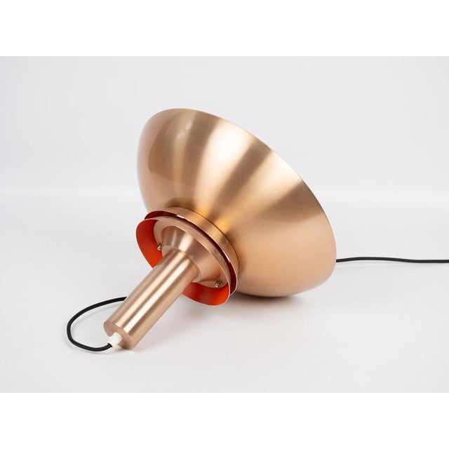 Metal Vintage Aluminum Pendant Lamp, 1970s For Sale - Image 7 of 11