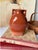 French Country Signed Gary Nieter Terracotta Pottery Vase Rustic Farmhouse French Country Artisan Jug For Sale - Image 3 of 9