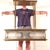 Vintage Monumental Mission Arts and Crafts Prairie Frank Lloyd Wright Chandelier 36" X 36" For Sale - Image 10 of 12