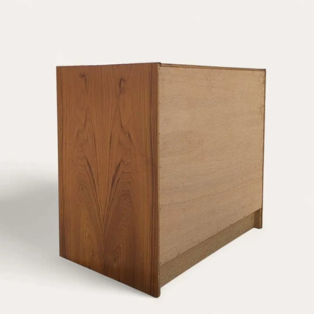 1960s Petite Danish Modern Teak Three-Drawer Dresser or Nightstand For Sale - Image 4 of 10