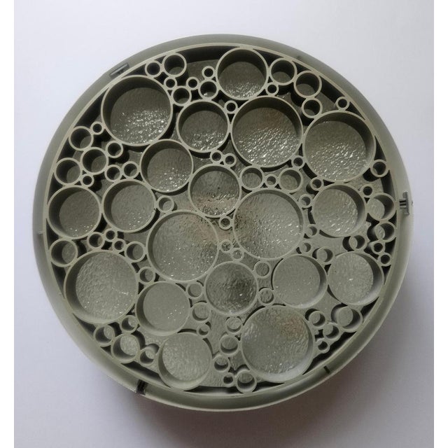 Large Mid-Century Alliance Flush Mounts from RAAK, 1970s, Set of 3 For Sale - Image 6 of 18