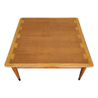 Lane Acclaim Mid-Century Modern Square Coffee Table For Sale