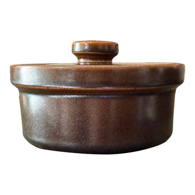 Vintage Wedgwood Stoneware Sugar Bowl With Lid – Sterling Pattern, 1970s For Sale