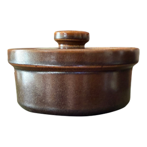 Vintage Wedgwood Stoneware Sugar Bowl With Lid – Sterling Pattern, 1970s