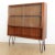 Mid-Century Modern Vintage Showcase Cabinet with Shelf and Glass Sliding Doors For Sale - Image 3 of 11