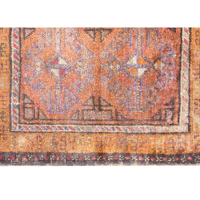 Mid 20th Century Vintage Persian Baluch Rug For Sale - Image 5 of 14