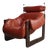 Percival Lafer Rose Leather Lounge Chair For Sale