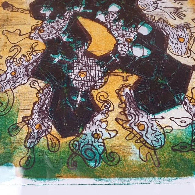 Bjørn Nørgaard, Abstract Scene, 2003, Lithograph For Sale - Image 7 of 11