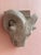 Vintage Cast Stone Rams Head Wall Brackets For Sale - Image 4 of 11