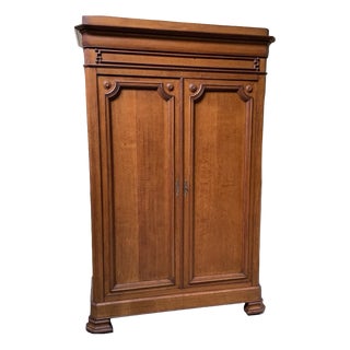 Antique Wardrobe in Oak, 1900 For Sale