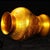 Bronze Vintage Chinese Gilt Bronze Hand-Chased Floral Covered Ginger Jar For Sale - Image 8 of 9