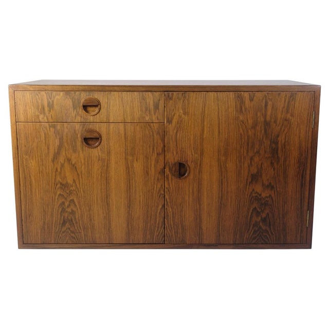 Wall-Mounted Cabinet in Rosewood, 1960s For Sale - Image 12 of 12