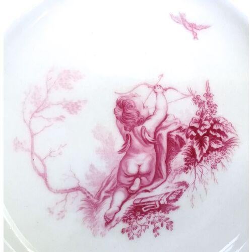 Set of 6 Antique Minton Cherub Plates For Sale - Image 9 of 13