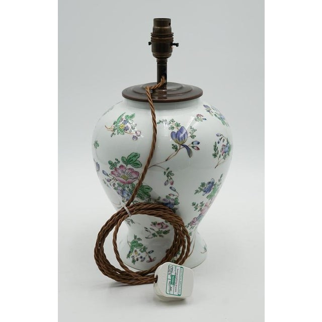 Chinese Qianlong Nian Zhi Porcelain Vase Table Lamps, 1960s, Set of 2 For Sale - Image 12 of 15