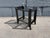 1980s Black Serving or Bar Cart From Mascagni, Made in Italy, Foldable For Sale - Image 12 of 15