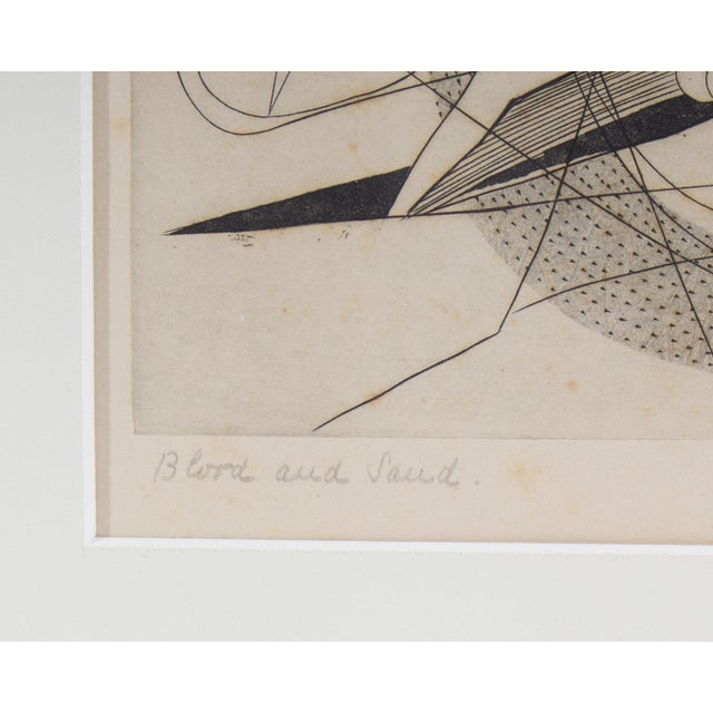 “Blood and Sand” Abstract Etching by Daniel Philip Platt For Sale In Indianapolis - Image 6 of 8