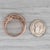 Metal Mid 20th Century 3.22ctw Morganite Diamond Ring 14k Rose Gold Size 8 Cocktail For Sale - Image 7 of 8