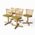 1960s Set of 5 Scandinavian Swivel Chairs by Edsbyverken, 1960s For Sale - Image 5 of 18